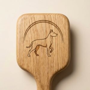 white oak grooming brush — Fitter Pets Co.